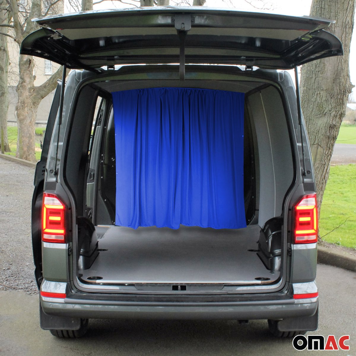 Mercedes Sprinter Cabin Curtain - Omac - Textile/Polyester - Dark Blue